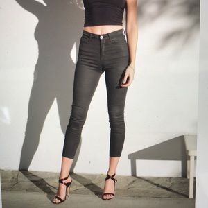 Moto top shop black skinny jeans